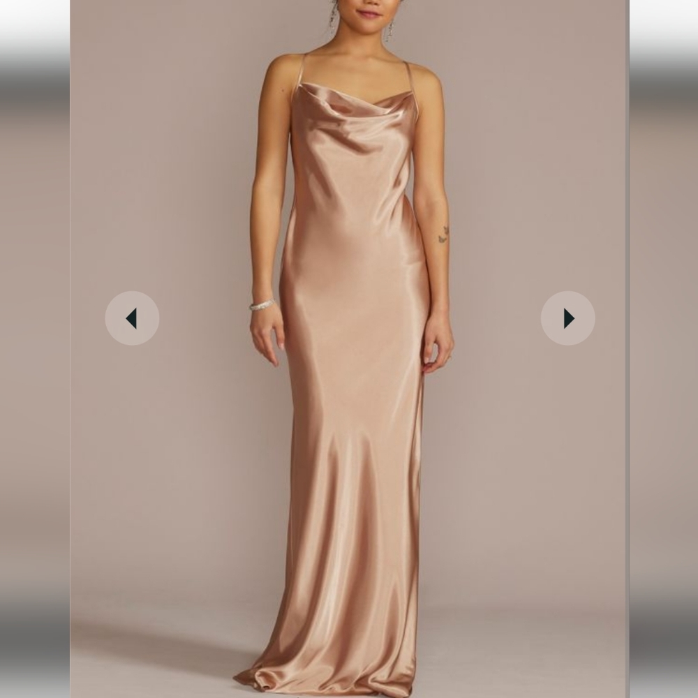 Stunning and simple champagne gown